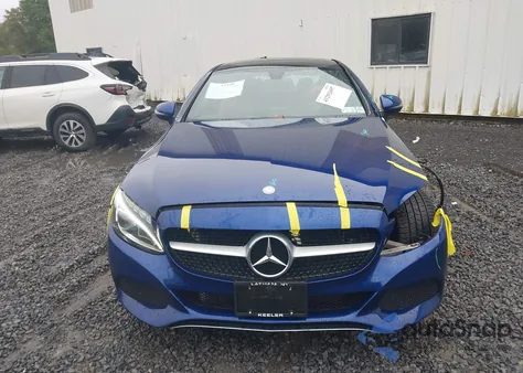 2017 Mercedes-Benz C 300 4Matic from USA, damaged, VIN WDDWJ4KB3HF330615